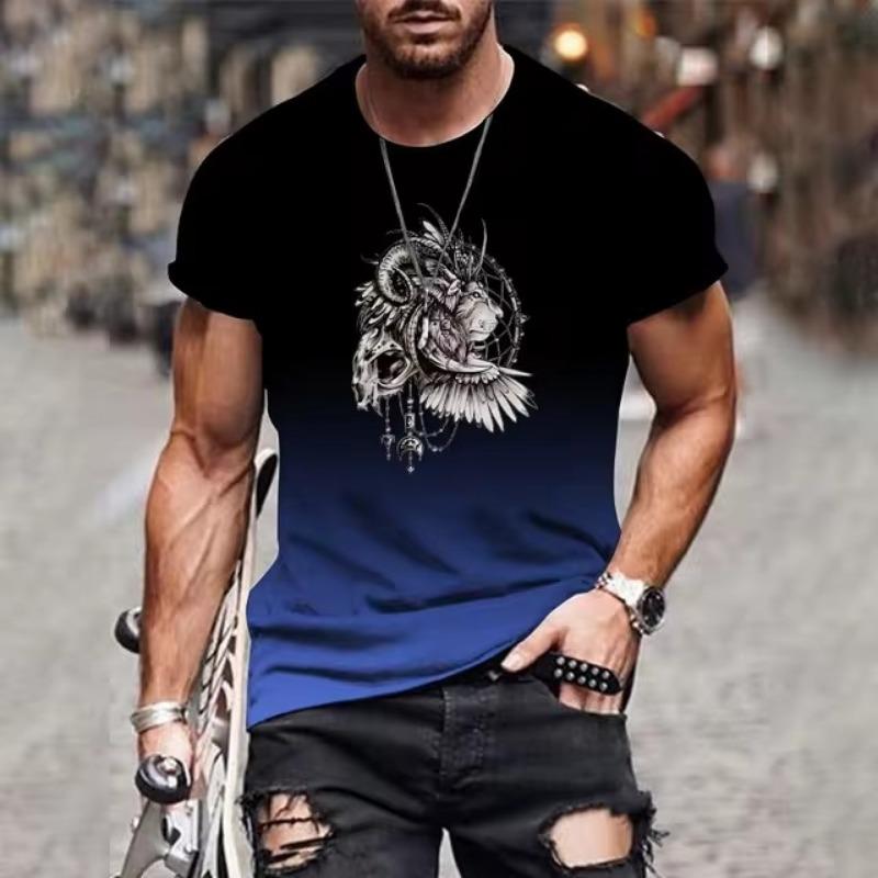 

Мужские футболки, быстросохнущие топы, летняя мода, уличные футболки с коротким рукавом, футболки с 3D-графикой, свободная мужская одежда 6XL