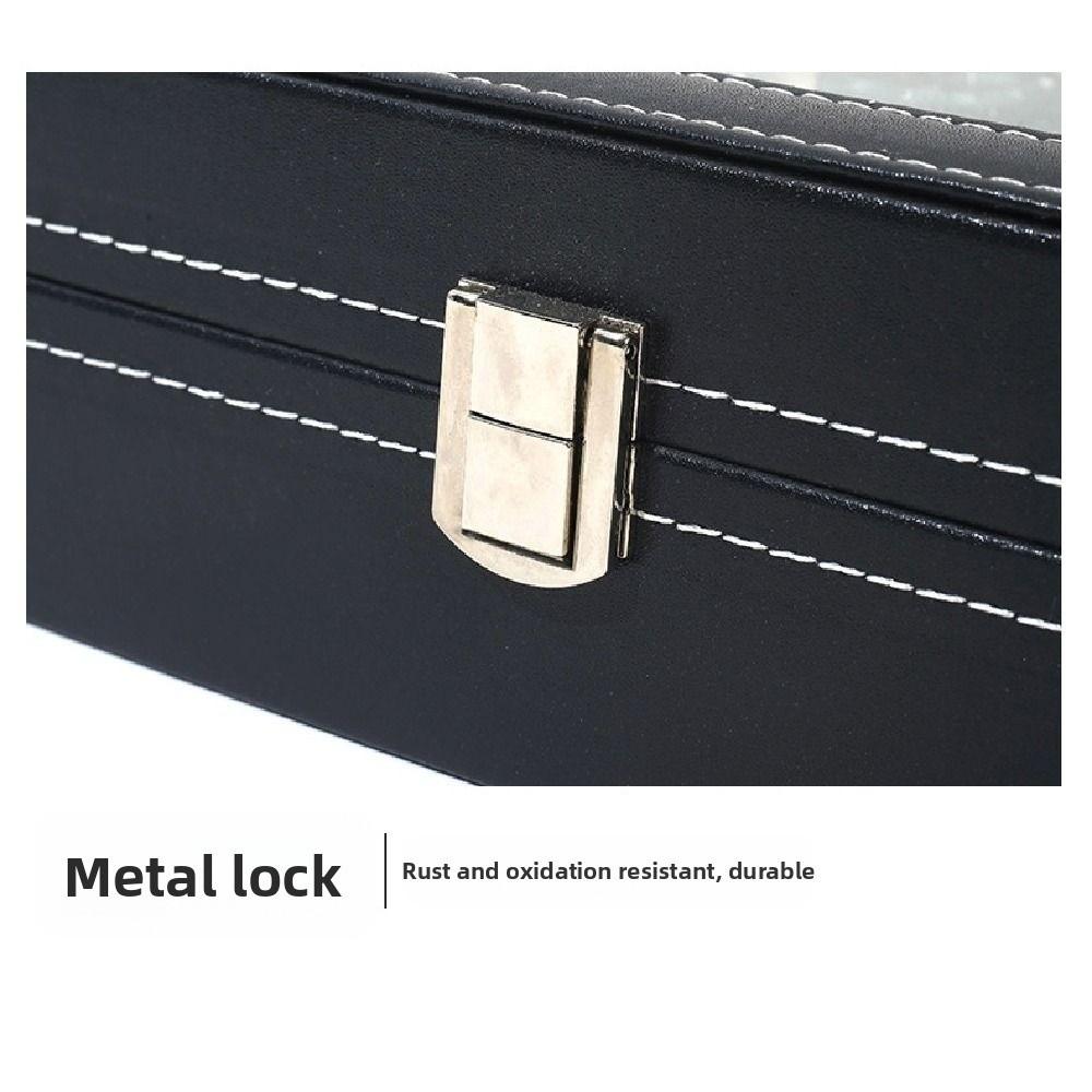 Lockable Watch Storage Box Removable Watch Pillows Watch Display Box Watch Organizer  Gift