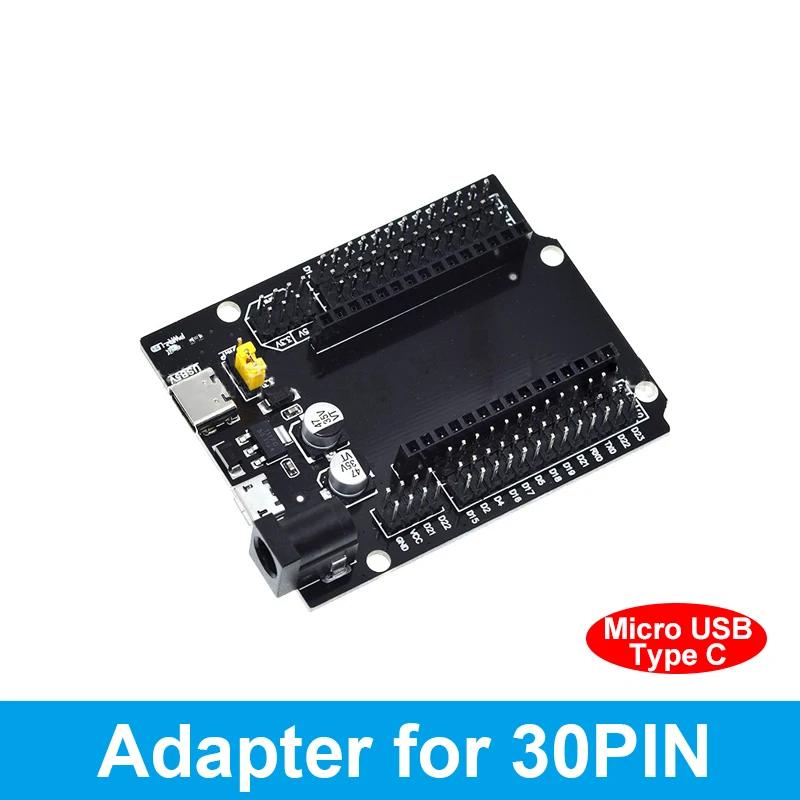 ESP32 Development Board WiFi + Bluetooth Module Ultra-Low Power Consumption Dual Core NodeMCU-32S ESP32 32D 32U 30Pin 38Pin