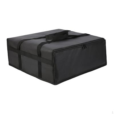 Insulated Pizza Delivery Bag Reusable Portable Multipurpose Easy To Clean Carrying Case