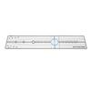   Putting Alignment Mirror with Putter Line Acrylic Foldable   Alignment Tool for Training Practice Indoor Outdoor
