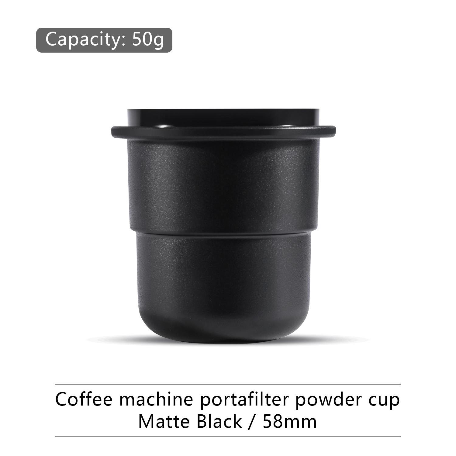 

Coffee Dosing Cup Espresso Sniffing Mug 58mm Coffee Powder Cup Brewing Bowl Portafilter Espresso Machine Accessories Barista прозрачный черный