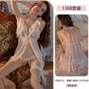 Erotic underwear, sexy strappy beaded pajamas, plate-size uniforms, Seductive mesh see-through nightgown 1368