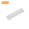 Uxcell Compression Springs, Coil Springs, 0.5mm Wire Diameter, 5mm Outer Diameter, 20mm Free Length, Made of 304 Stainless Steel, for Repair,