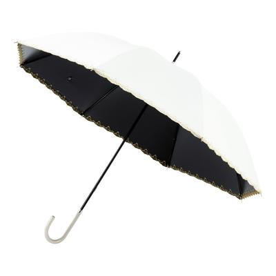 Moonbat Long Sun and Rain Light Heat UV Apple Scallop [Esta] Women's Parasol, Protection, Blocking, Blocking, Protection, Design, 31-230-30263-06,