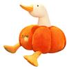 2023 New Pumpkin Duck Plush Doll Creative Funny Toy Throw Pillow Cute Not Difficult Duck Gift