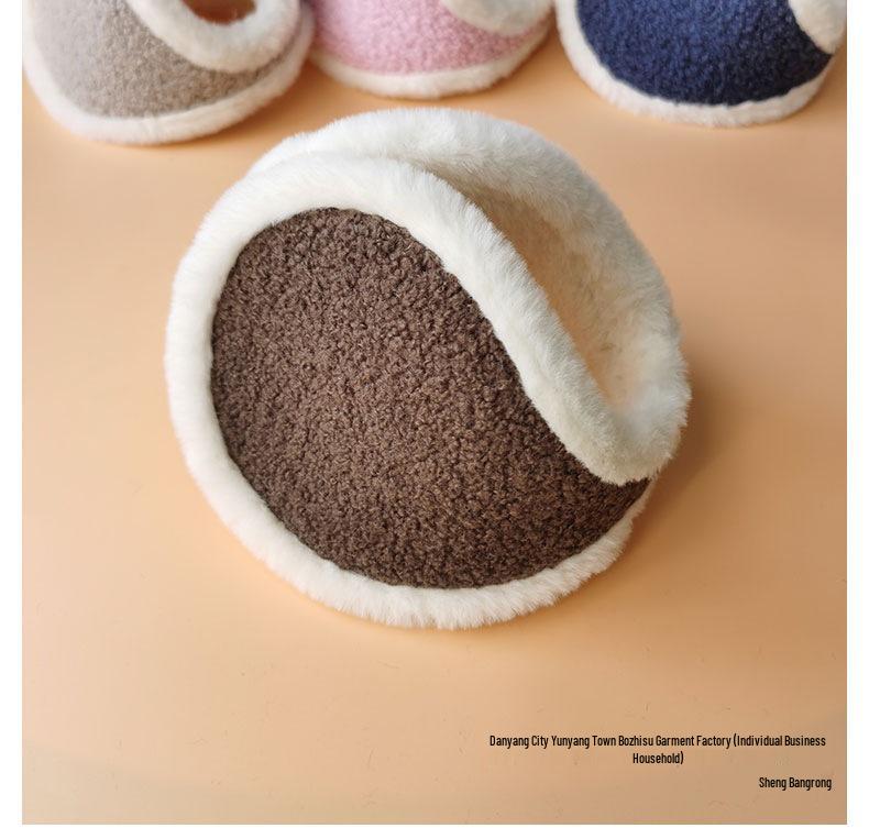 Korean Style Cute Women's Winter Earmuffs - Thick, Lined, Warm, Anti-Freeze Ear Protectors