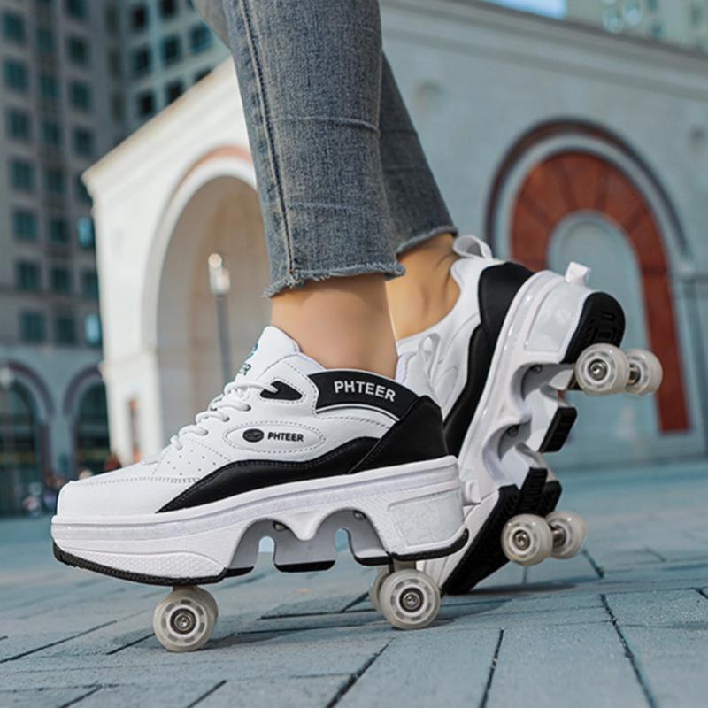 Rollers for Shoes Sports Shoes On Wheels Roller Skates Roller Skates for Girls Boys Roller Skates Shoes with Wheels