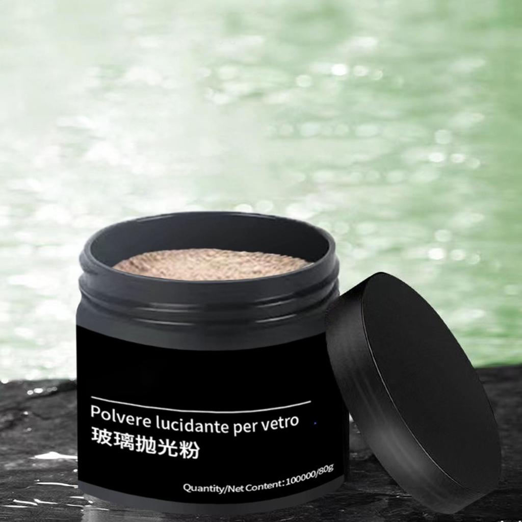 80g Window Polish Powder Scratch Repair Powder Car Polishing Powder Windshield Glass Polishing Oil Film Scratch Repair Powder