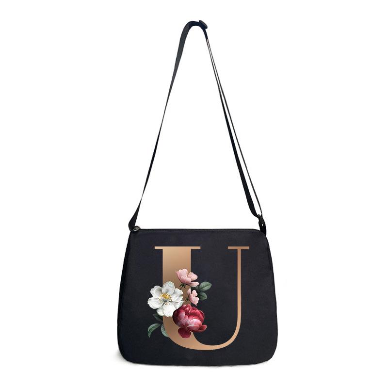 New letter printed handbag women's fashion versatile clutch bag portable messenger bag underarm shoulder bag