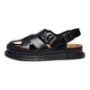 Dr. Martens San Archive Fisherman Leather Fashion Comfortable Minimalist Commuting Outdoor Casual Roman Sandals Unisex Sandals Black 41618001