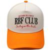 RBF CLUB Truck Driver Hat Embroidery Retro Color Matching Baseball Cap European and American Men's and Women's Casual Hat Tide