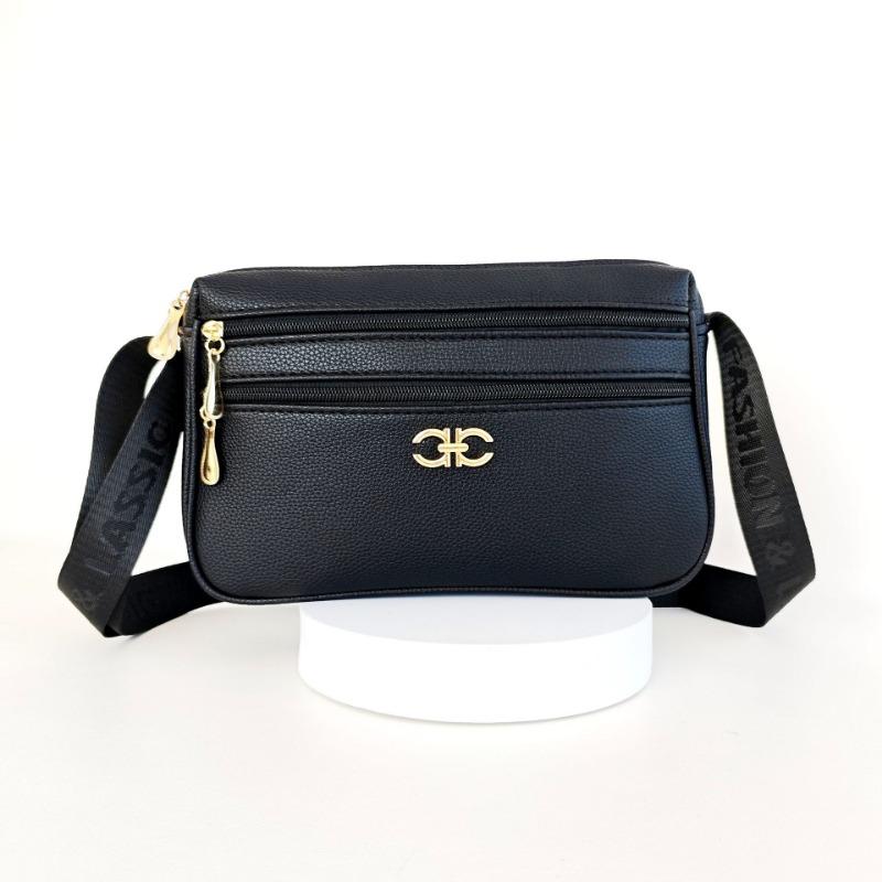 Big Bag Summer New Solid Color Soft Leather Medium and Old Mother Bag Large Capacity Oblique Span Shoulder Women's Bag