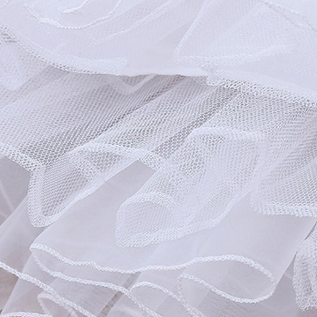A-line Petticoat Crinoline Slips Wedding Accessories Short Tutu Skirt 50s Vintage Puffy Underskirt Multi Layers 17 Inch