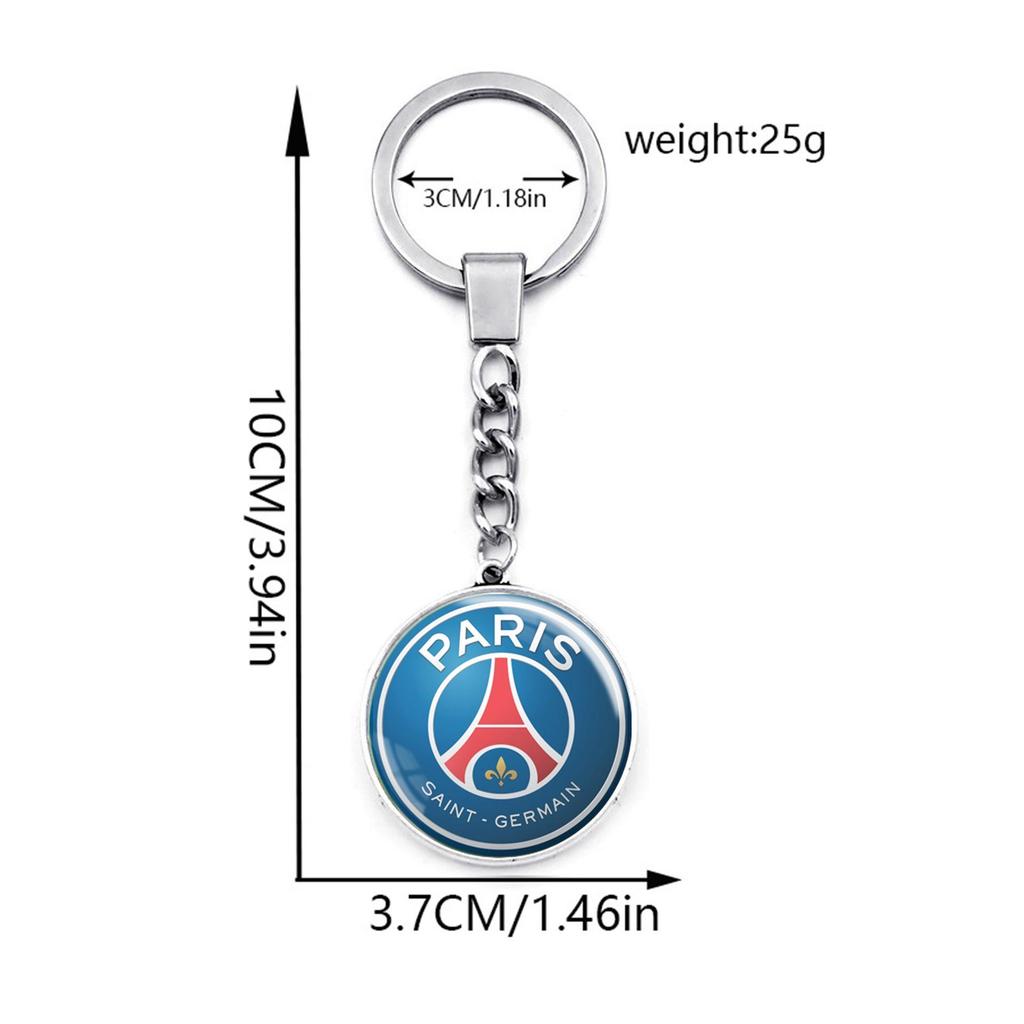 Fußballliga Logo Schlüsselanhänger: Serie A, La Liga, Bundesliga, Ligue 1, Premier League Team-Anhänger