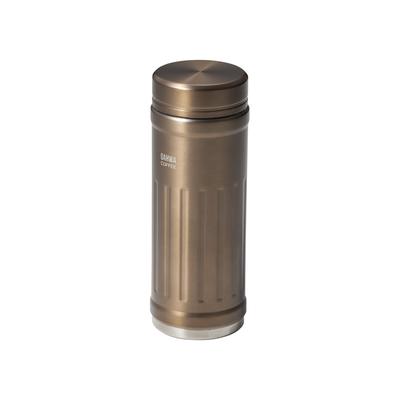 CB JAPAN QAHWA Cafea Vacuum Direct Sticlă Bej, 410ml, Băut, Izolată, Strat Dublu, Acoperită cu Teflon,