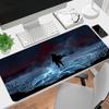 1Pc Warrior Gaming Mouse Pad Keyboard Desk Mat Non-slip Rubber Lock Edge Waterproof Computer Mousepad for Office Home Decor S161