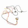 Guitar Wiring Harness Kit Prewired 3 Way Switch 2V2T1J for Electric Guitar Wire AccessoriesWhite