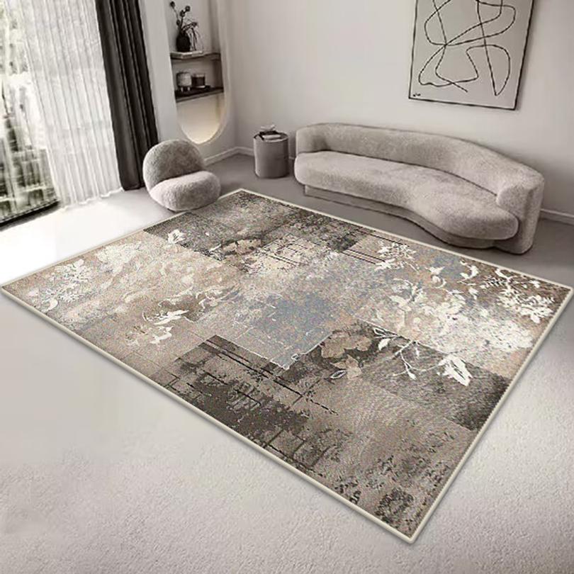 Simple Style Non-slip Decoration Home Carpet for Live Room Soft Sofa Table Mat Easy Cleaning Room Decor Abstract Bedroom Rug