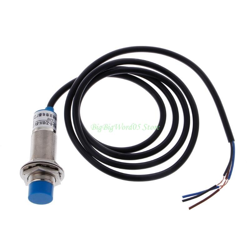 24TE M18 8mm for DC 5V NPN NO LJ18A3-8-Z/BX-5V Inductive Proximity Sensor Switch