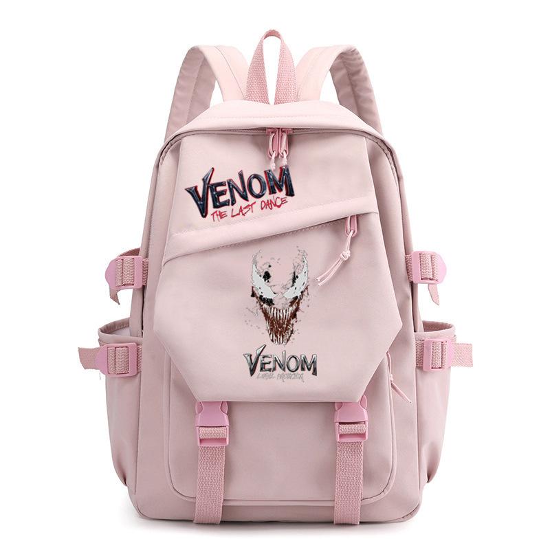 3 Piece School Backpack Set for Students Large Capacity Oxford Cloth Schoolbag with Shoulder Strap and Pencil Case