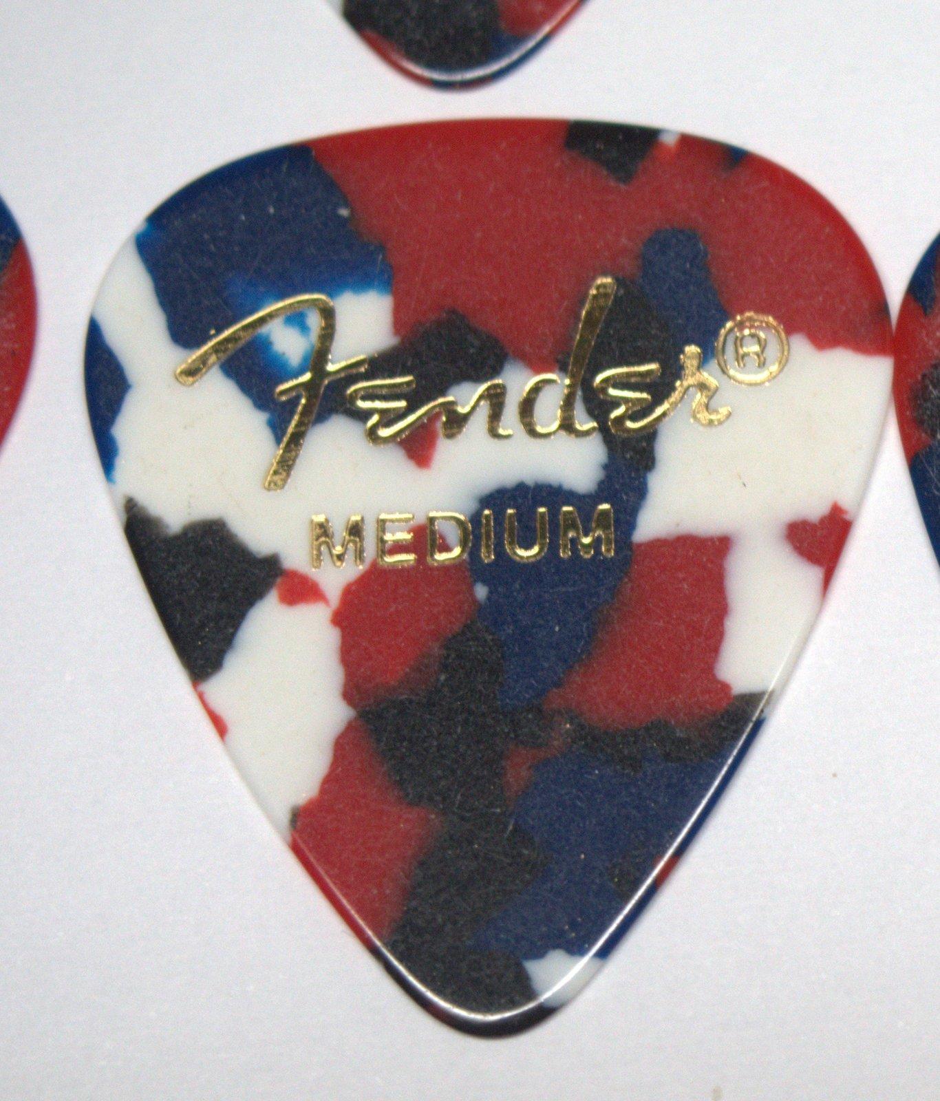 

FENDER Гитарный медиатор каплевидный 351 MEDIUM Confetti пятнистый узор 10 штук [товар]