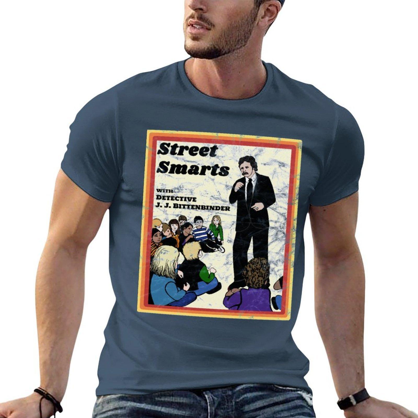 John Mulaney Street Smarts (distressed) T-Shirt Unisexs graphic t shirts anime t shirts oversize Unisex t shirt cotton 100% T-shirt S
