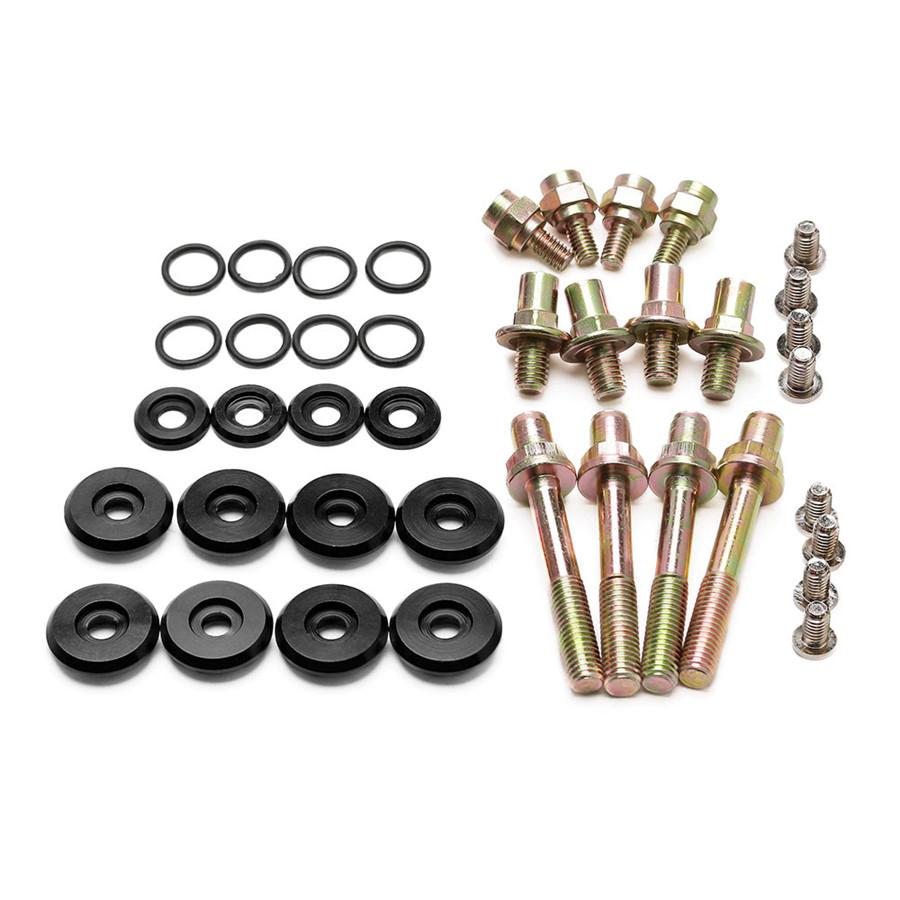 Black Low Profile Engine Valve Cover Washer Bolts For Honda Acura B16 B17 B18