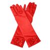 Stylish Double Layered Bowknot Gloves Perfect for Kids Singing Dancing Winter Fashion Statements Celebrations Gloves
