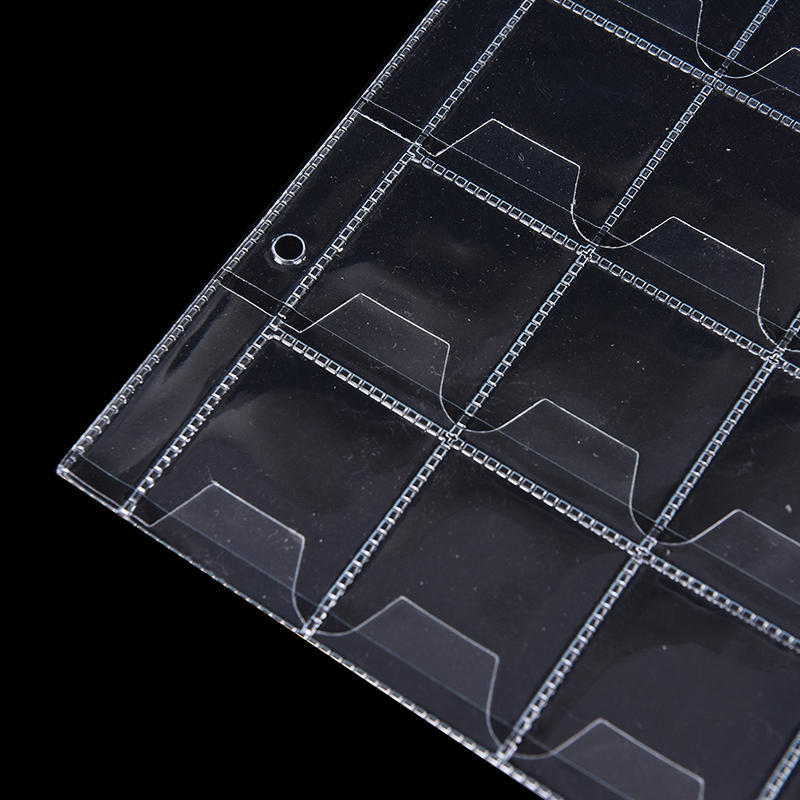 10 stron 30 kieszeni Plastikowe uchwyty na monety Etui na album z pieniędzmi do przechowywania kolekcji,