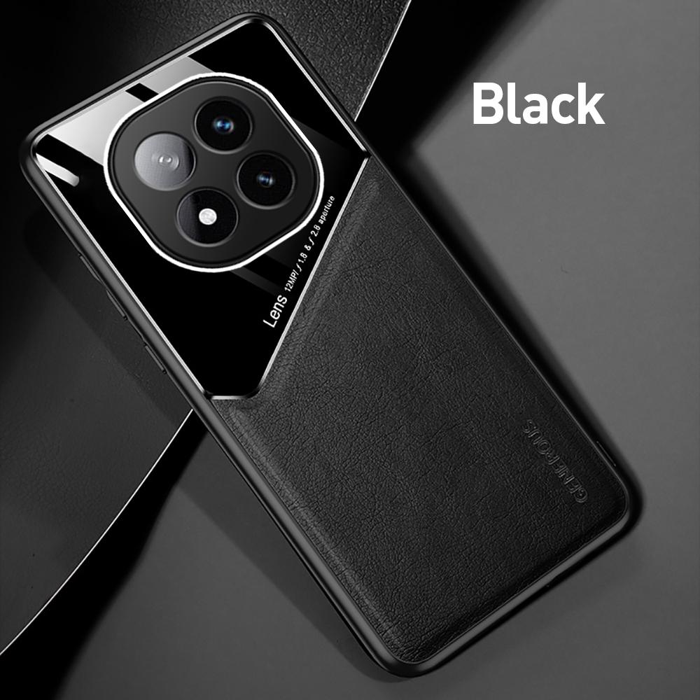 Redmy Note14Pro 5G 4G Case  Leather Magnetic Holder Cover For Redmi Note 14 Pro Plus Pro+ 5G TPU Soft Frame Protect Fundas