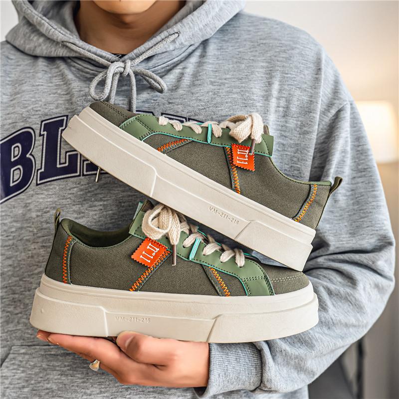 

Мужская мода, повседневная низкая обувь для скейтбординга, удобные кроссовки для мальчиков, студенты, трендовая мягкая подошва, классическая дышащая нескользящая спортивная обувь 44