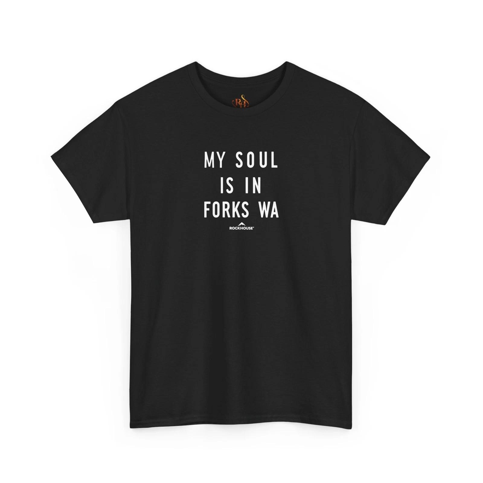 

Twilight Fans Unisex Tee, Forks WA T-Shirt, Funny Gift for Him/Her, Cotton Shirt S