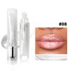Pearlescent Glitter Plumping Lip Gloss Mirror Jelly Moisturizing Liquid Lipstick Clear Mermaid Pink Sexy Lip Tint Lips Cosmetics