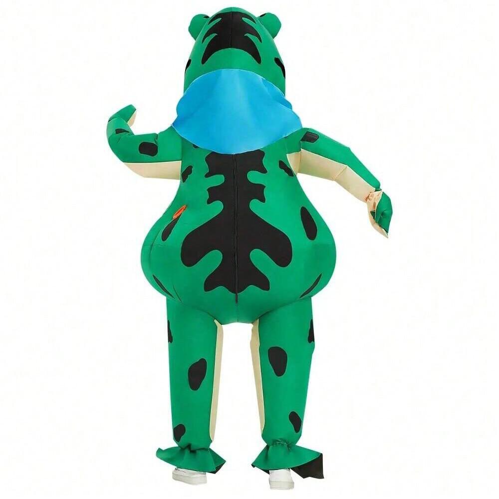 Inflatable Frog Costume Adult, Full Body Frog Costume, Fancy Funny Frog Costumes Christmas Halloween Blow Up Costumes