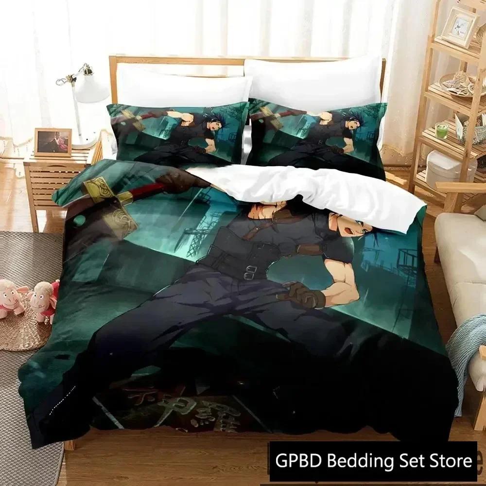 3D Print Game Crisis Core Final Fantasy Vii Bedding Set Boys Girls Twin Queen King Size Duvet Cover Pillowcase Bed Boys Adult