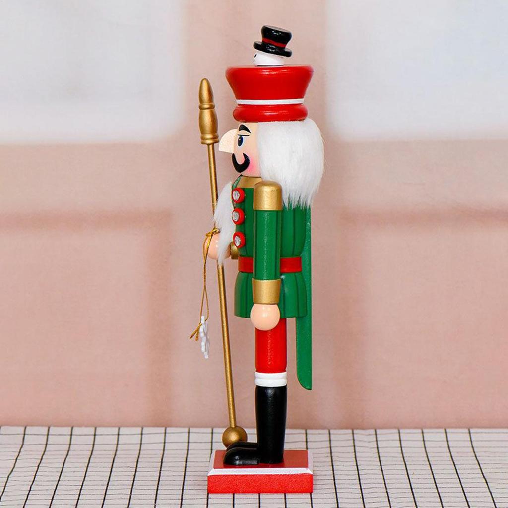 Nutcracker Figures 14 Inch Wooden Nutcracker Soldier Wooden Traditional Holiday Ornaments For Christmas Bookshelf Desktop Mantel