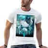 Dream Catcher White Wolf Black Wolf Tshirt Utility Work Short Sleeve Top