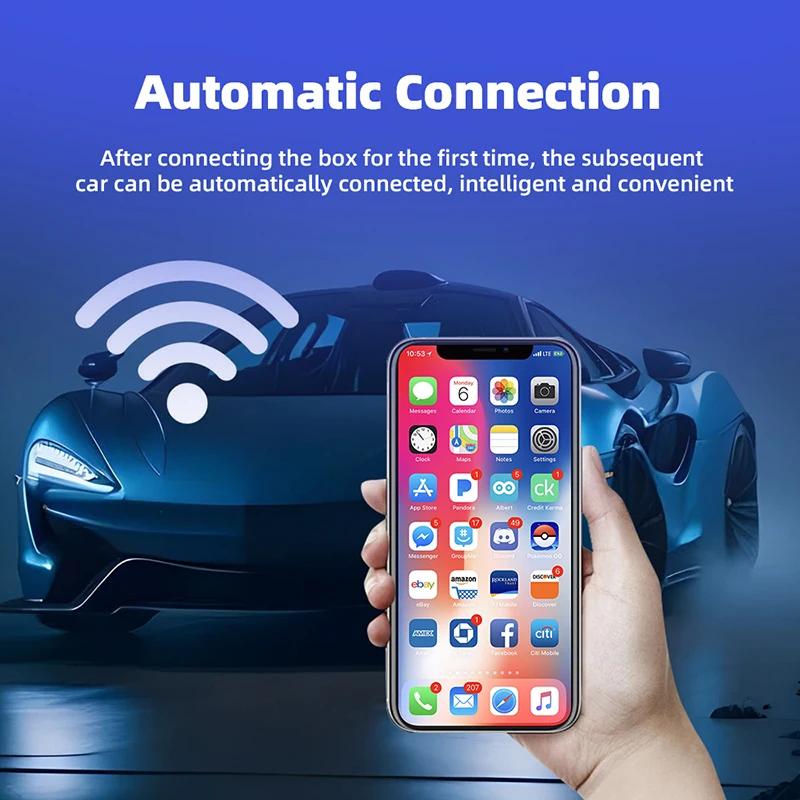 2025 New Carplay Box 2-in-1Wireless Carplay&Android Auto Mini Adapter Bluetooth For Car with OEM Upgrade for Mazda Kia