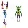 Vibrant 5pcs Light Five Nights At Freddy's Action Figures Set For Cake Toppers
