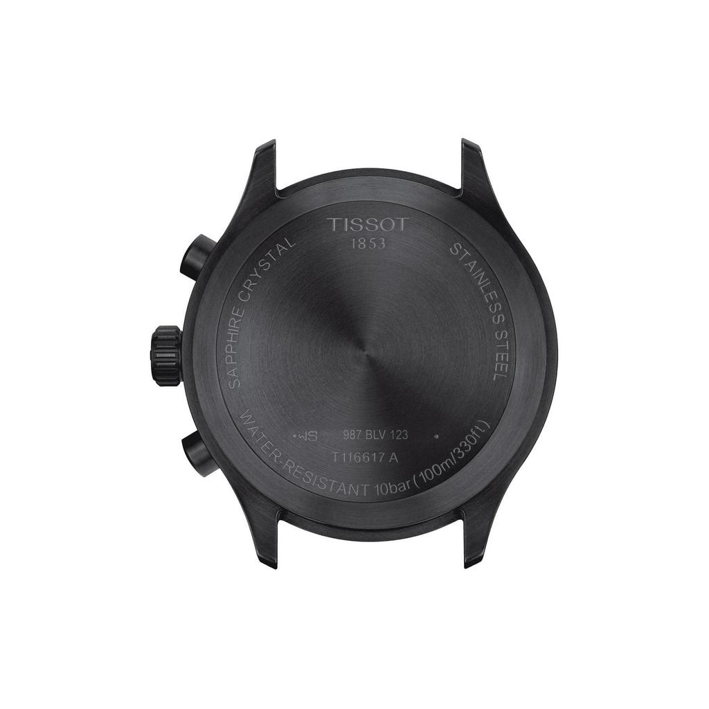 Tissot Sports Collection Quartz Movement 100m Water Resistance Men's Watch Black Dial Stainless Steel Case T116.617.36.052.03