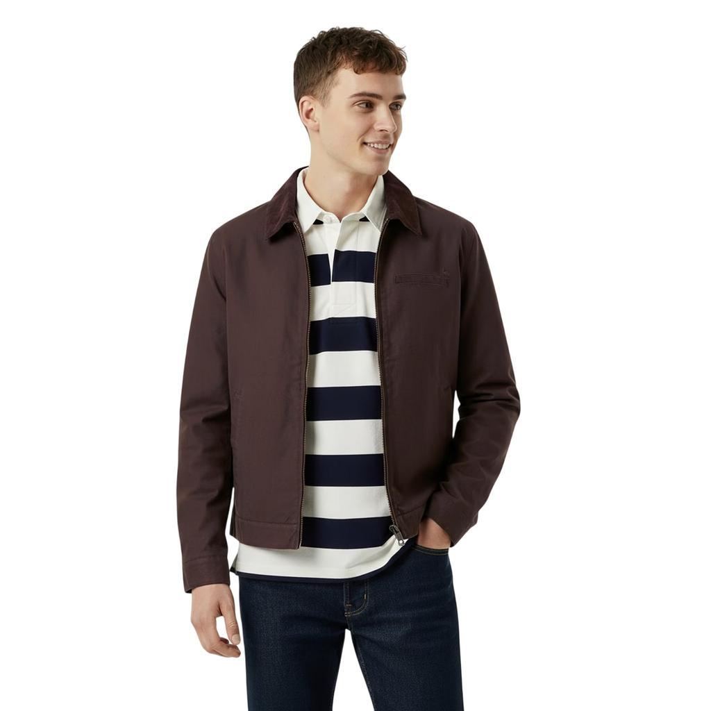 Jack Wills Mens Plain Collared Varsity Jacket
