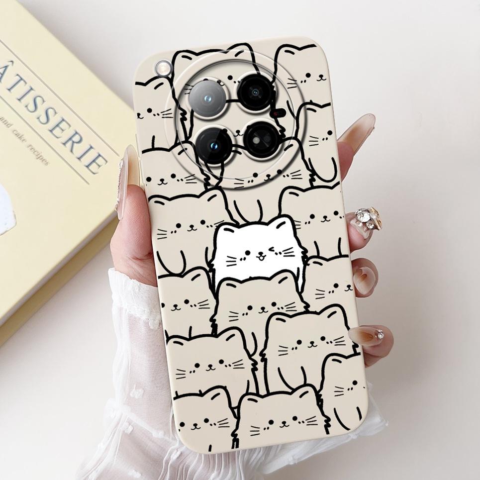 Cartoon Fashion Back Cover For Infinix Zero 40 4G X6860 Phone Case Soft Silicone Dragon Astronaut Black Cat Funda Zero40 Bumper