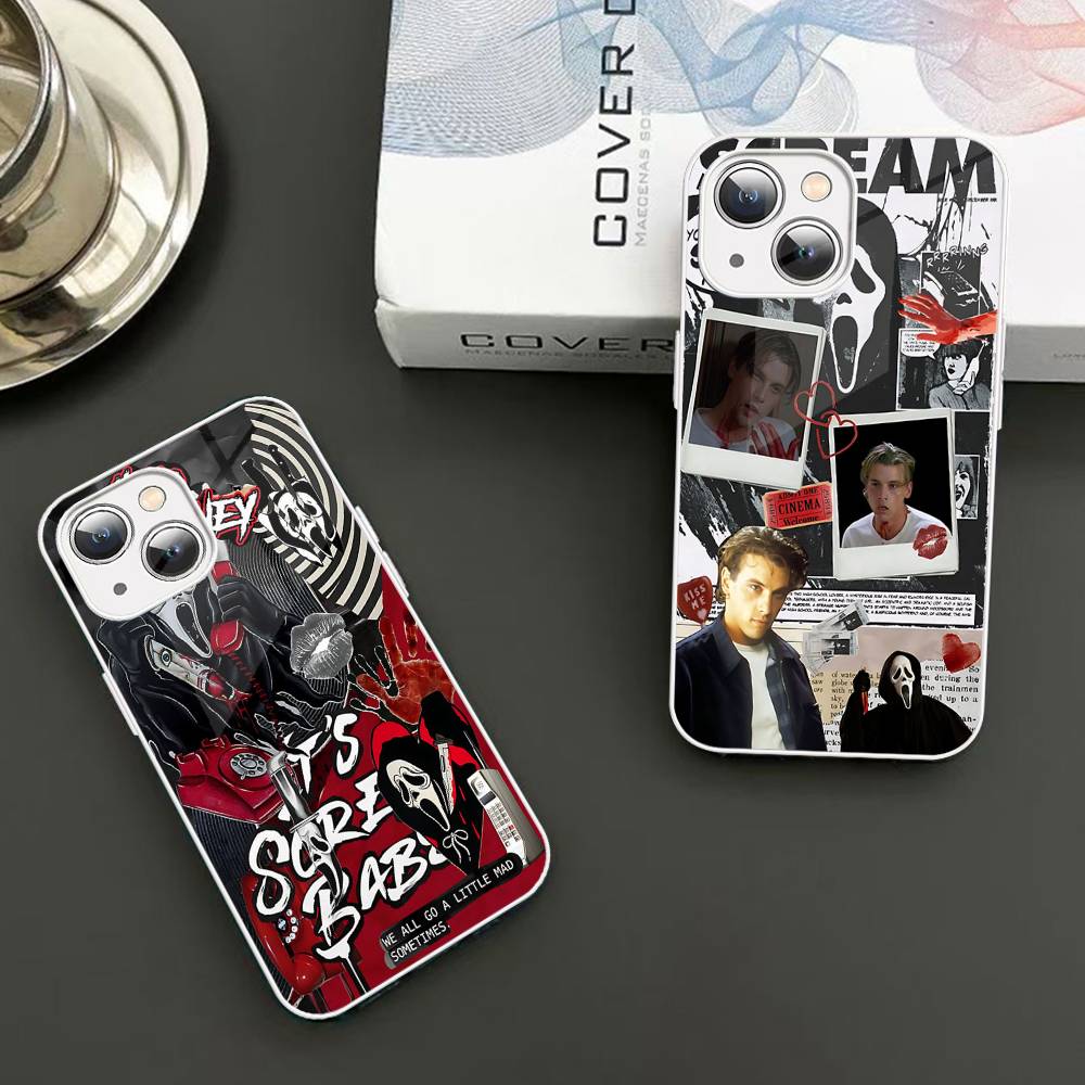 Horor S-scream Dead Tempered Glass For Iphone 14 13 12 11 Pro Mini XS MAX 14Plus X XS XR Cover
