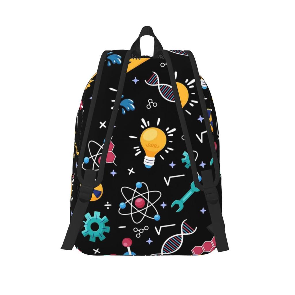 STEM Icons Pattern Science Engineering Backpack Hot Sale Daypack Large Capacity BookBag School Bag Shoulder Bags for Men Women