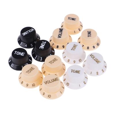 Gitarren Strat Knob 1-Volume 2-Tone Control Knöpfe für Gitarre