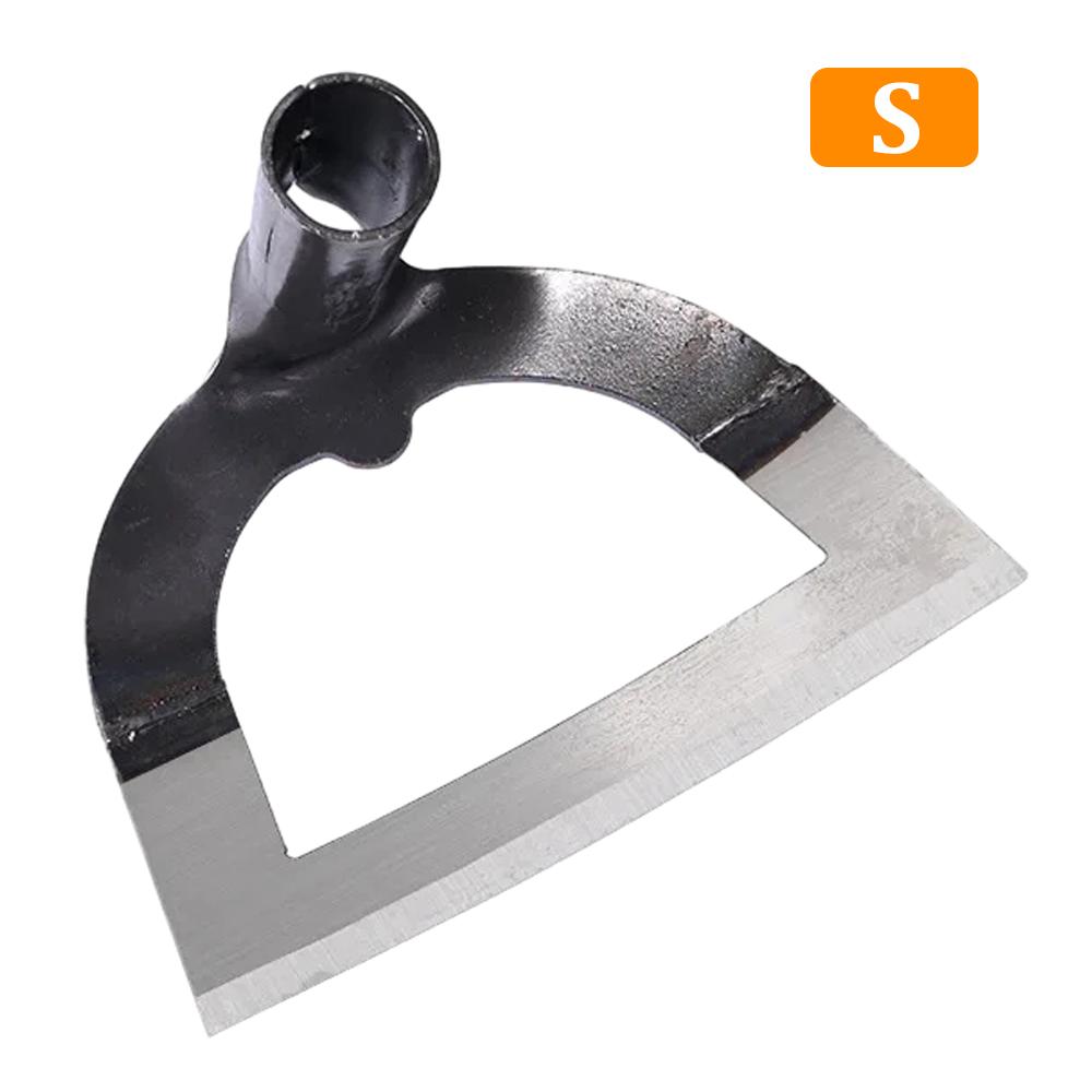 Handheld Hollow Hoe Thickened Manganese Steel Agricultural Weeding Hoe Planting Vegetable Gardening Loosening Soil Weeding Tools for Daily Use