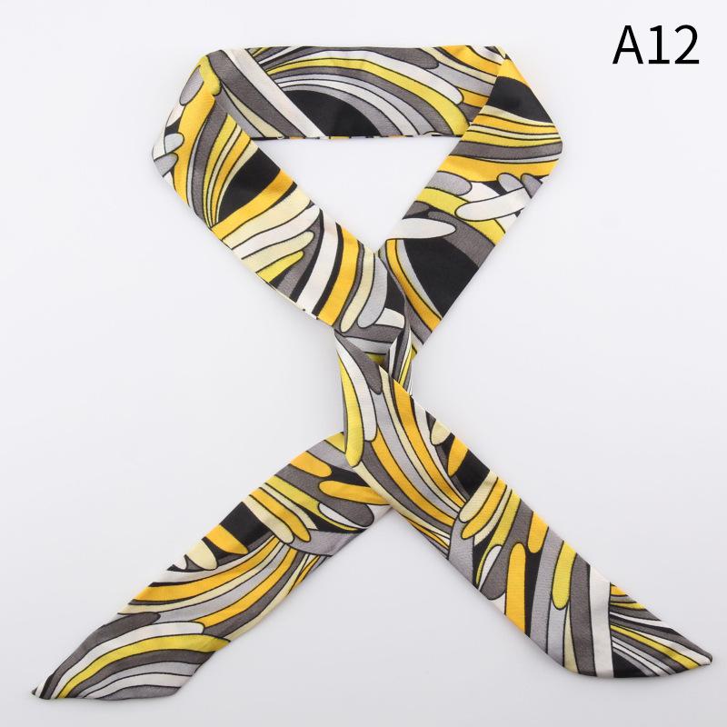 Silk Scarves Versatile Tied Bags, Long Strips, Small Silk Scarves, Bows, Headbands, Streamers, Gift Boxes, Gift Straps.