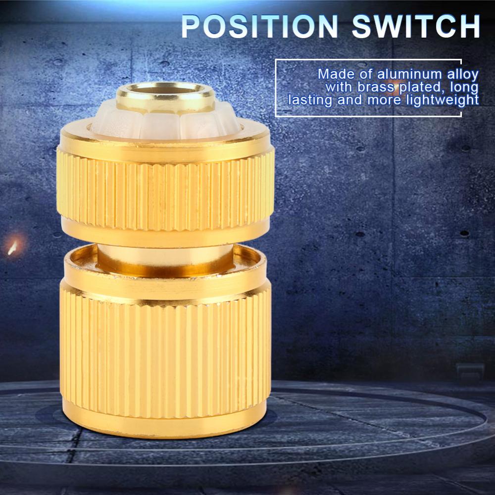 Alloy Garden Pipe Quick Fit Adapter Water Hose Tap Connector Fitting Switch Nozzle Supplies