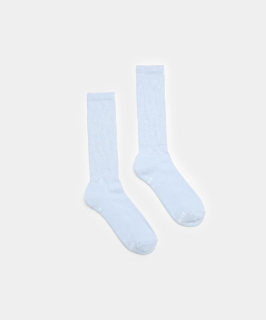 Kueoumeon Half Ribbed Socks (Light Blue)